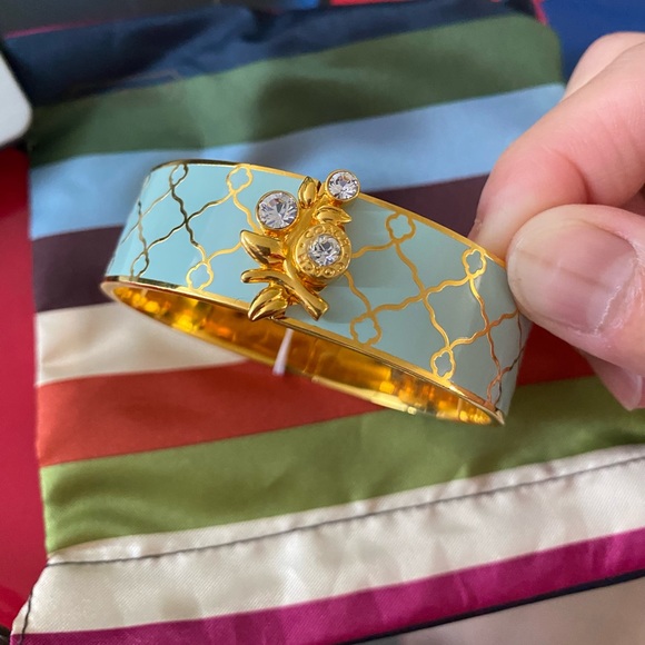 NEW Coach (teal/gold) women bangle - Picture 6 of 6